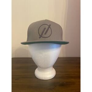 Gray Hasta Classic Snapback Green Under Bill